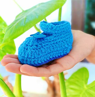 Crochet Baby Shoes For Newborn To Six Months Baby