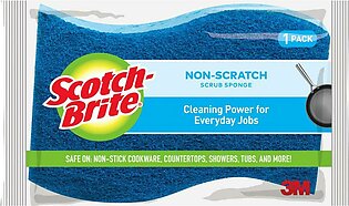 Scotch-Brite Non-Scratch Scrub Sponge 521. Scrub away everyday messes from non-stick cookware, countertops and more with Scotch-Brite Non-Scratch. 1 unit/pack