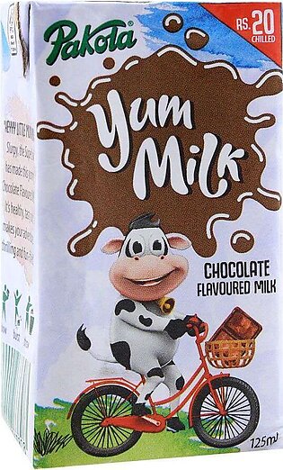 Pakola Yum Milk Chocolate Flavor 125ml Pack Of 12