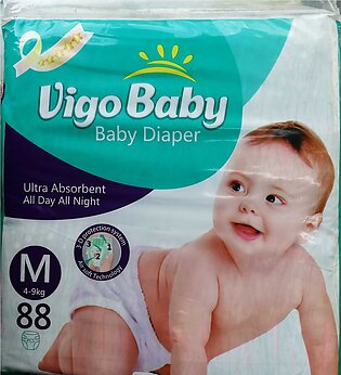 Vigo Baby Diapers Size-3 Medium 4-9kg (88 Pcs Pack)