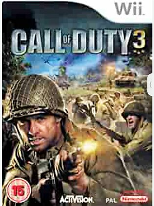 Call Of Duty 3 / Cod3 - Wii Nintendo (used)