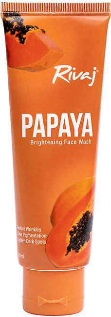 Rivaj Brightening Face Wash - Papaya Extract (100ml)