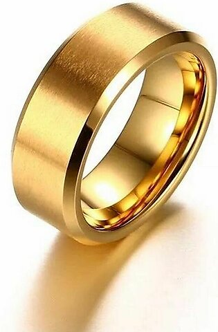 Gold Platinum Ring For Men And Boys  - Never Fade Never Scratch