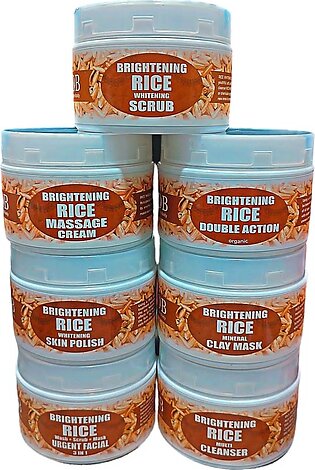 Facial Series Kit Brightening Rice Whitening Facial Series Kit (pack Of 7)