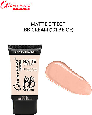 Glamorous Face Matte Effect Bb Cream, High Definition Long Lasting, Lightweight Bb Cream Spf 15.