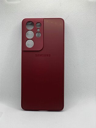 Samsung Galaxy S21 Ultra Cover Flexible Camera Protection Matte Fininish Soft Border Back Cover Case