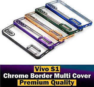 Vivo S1 Back Cover Soft Multi Chrome Border Camera Protection Cover For Vivo S1