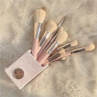 Bh Cosmetic Fairy Lights 11 Pcs Of Brushes Set With Beautiful Holder