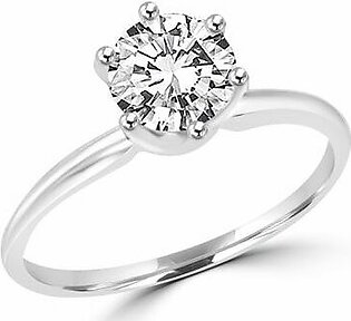 Diamond Rings stainless steel rings For Girls and Women Single Stone Diamond
