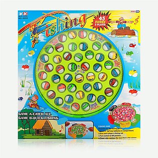 Fishing Game 45 Fishes Toy Set Jumbo Size For Kids
