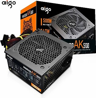 Aigo Ak500 Pfc Max 500w Watt Pc Gaming Power Supply Unit Quiet 120mm Fan 24pin 12v Atx Psu Desktop Computer Power Supply For Gaming Pc