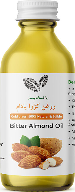 Bitter Almond Oil (30 Ml To 250 Ml) – Cold Pressed - Pakistan Pansar