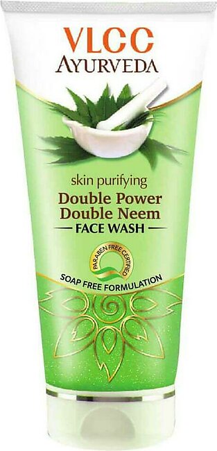 Vlcc - Double Power Neem Skin Purifying Face Wash 150 Ml
