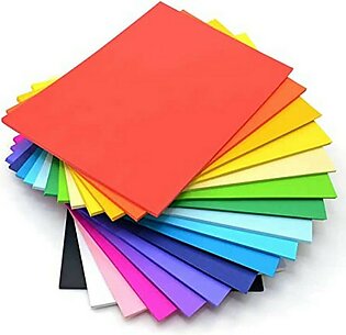 Colour Paper A4 size 100 sheets Mixcolour Printing Paper 100% Good Quality