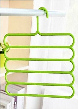 Multi Function 5 Layer Cloth Hanger - 1 Piece