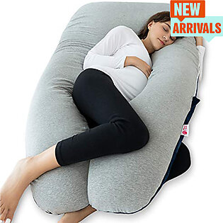 Maternity Pillow | Full Body Support Pillow - Ball Fiber Filled | U-shaped - 100% Premium Comfort