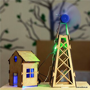 Wind Mill Making Kit. Do It Yourself. Working Model. Educational Toy. School Project. Science Activity Kit. Gift For Kids. Diy