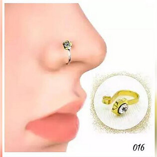 Golden Plated Clip Nose Pin