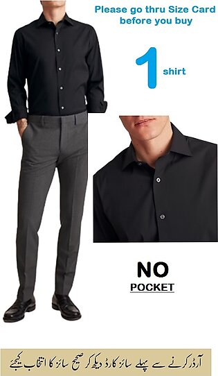 Pack Of 1 Dress Shirt For Men Formal Dress Shirt For Men - Premium Quality Shirts For Boys