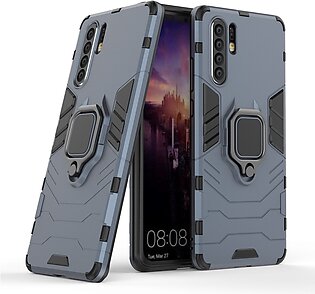 Huawei P30 Pro Armor Metal Ring Grip Shockproof Dual Layer Rugged Hard Cover