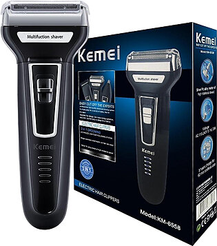 Kemei Km 6558 Premium Quality 3 In 1 Professional Hair Trimmer Super Grooming Kit Shaver Clipper Nose Trimmer