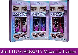Huxiabeauty 2 In 1 Glamour Curving Waterproof Mascara & Eyeliner 8223-12-1