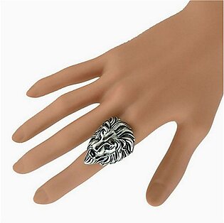 Lion Fashion Tigers Head Ring Men's Ring Punk Wind Tigers Ring Jewelry