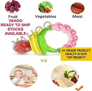Suitable For Most Kind Of Food, Such As Vegetables, Fruits, Meat, Etc. Material:food Grade Silicone + Plastic Features:safe Material, Useful, Baby Pacifier