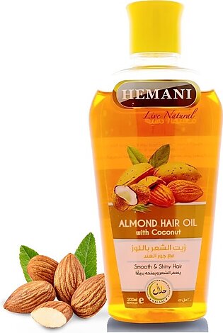 𝗛𝗘𝗠𝗔𝗡𝗜 𝗛𝗘𝗥𝗕𝗔𝗟𝗦 - Almond Hair Oil 200ml