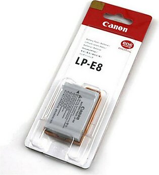 LP-E8 Battery For Canon, 550D, 600D, 650D, 700D, T2i, T3i, T4i, T5i, Kiss x5 and more...