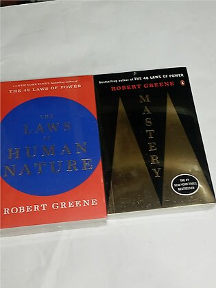 Robert Green Books Law Of Human Nature And Mastery Two Books