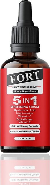 Fort 5in1 Whitening Serum | Brighten Skin Tone, Removes Dead Skin Whitening Serum | 30ml