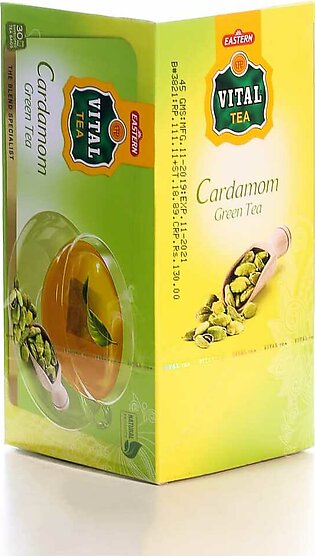 Vital Tea Cardamom Green Tea – 30 Tea Bags