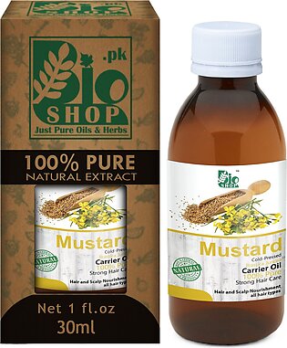 Bio Shop™ Yellow Mustard Oil - Sarson Oil Cold-pressed - 100 % Pure & Organic