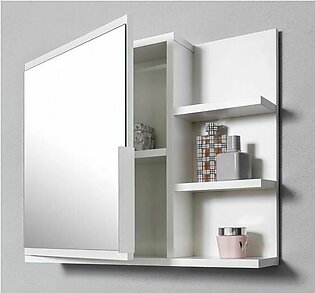 Bathroom Mirror Cabinet With Shelves, Bathroom Mirror, White Mirror Cabinet