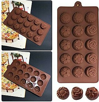 Silicone Chocolate Mould - Brown.