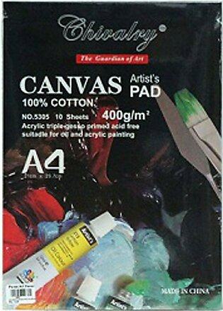 CHIVALRY ARTISTS CANVAS BOOK 400 G/M A4 5305
