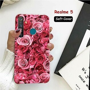 Realme_5 Cover - Floral Style Case Cover For Realme_5