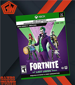 XBOX ONE DVD FORTNITE THE LAST LAUGH XBOX ONE GAME