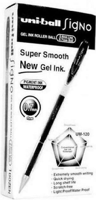 Uniball Signo Gel Pen Black 12 pieces