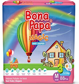 Bona Papa Baby Diaper (size 3no Medium) 5-10kg 88pcs Pack