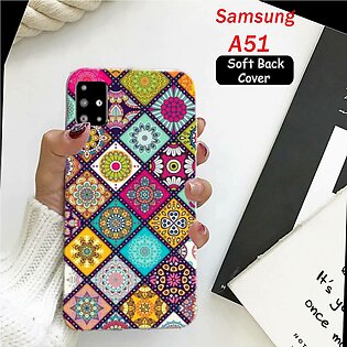 Samsung A51 Phone Case Cover Case - Art Floral Soft Case Cover