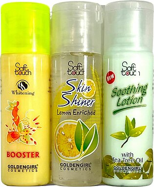 Soft Touch 3in1 Soothing+shiner+booster 120ml+120ml+120ml