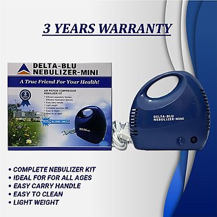 Nebulizer By Delta Neb Air Piston Compressor Nebulizer Kit - 3 Years Warranty