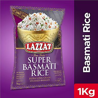 Lazzat Basmati Rice 1Kg Bag