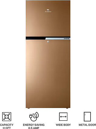 Dawlance Refrigerator 9169 Wide Body Chrome / 11 Cft / Pearl Copper