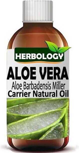 Herbology Aloe Vera Carrier Oil Cold-pressed - Aloevera Oil - Aleo Oil - 100% Pure & Organic
