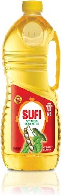 Sufi Soyabean Cooking Oil 3ltr Bottle
