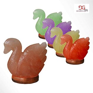 Multi Color Chaning Usb Duck Shape Himalayan Salt Lamp For Home Decoration
