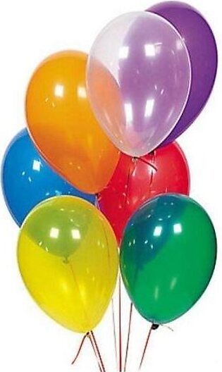 Pack Of 100 - Huge Size Multicolor Party Balloon